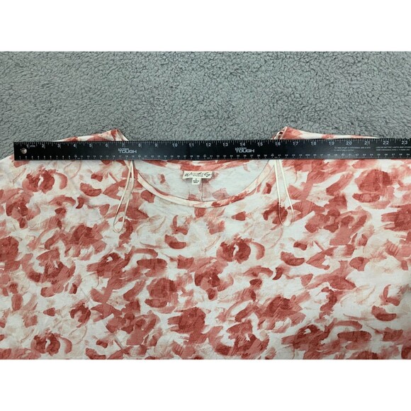 Women's Wonderly Studios Butterfly Shape Short Sleeve Blouse / Top / Shirt Large - Picture 8 of 12